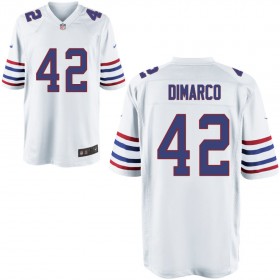 Mens Buffalo Bills Nike White Alternate Game Jersey DIMARCO#42