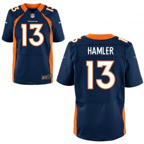 Men's Denver Broncos Nike Navy Blue Elite Jersey HAMLER#13