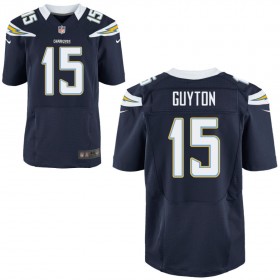 Men's Los Angeles Chargers Nike Navy Elite Jersey GUYTON#15
