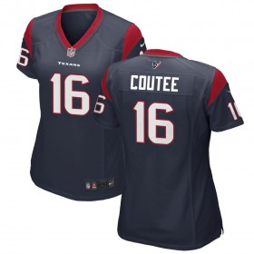 Women's Houston Texans Nike Navy Blue Game Jersey COUTEE#16