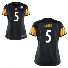 Women's Pittsburgh Steelers Nike Black Game Jersey LYNCH#5