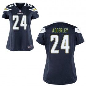 WomenÕs Los Angeles Chargers Nike Navy Blue Game Jersey ADDERLEY#24