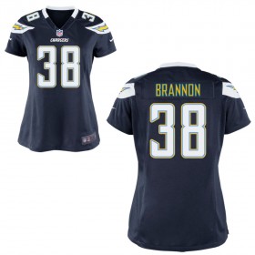WomenÕs Los Angeles Chargers Nike Navy Blue Game Jersey BRANNON#38