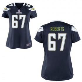 WomenÕs Los Angeles Chargers Nike Navy Blue Game Jersey ROBERTS#67