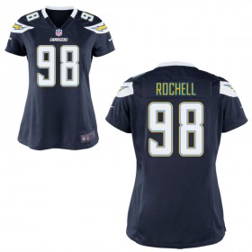 WomenÕs Los Angeles Chargers Nike Navy Blue Game Jersey ROCHELL#98