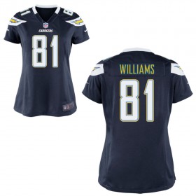 WomenÕs Los Angeles Chargers Nike Navy Blue Game Jersey WILLIAMS#81