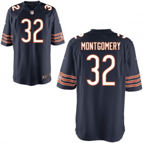 Youth Chicago Bears Nike Navy Game Jersey MONTGOMERY#32