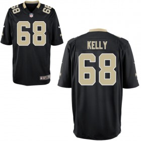 Youth New Orleans Saints Nike Black Game Jersey KELLY#68