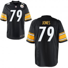 Youth Pittsburgh Steelers Nike Black Game Jersey JONES#79