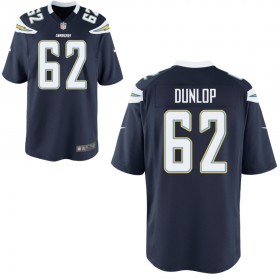 Youth Los Angeles Chargers Nike Navy Game Jersey DUNLOP#62