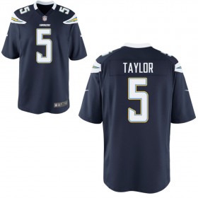 Youth Los Angeles Chargers Nike Navy Game Jersey TAYLOR#5