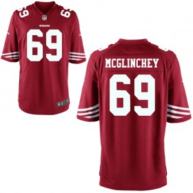 Youth San Francisco 49ers Nike Scarlet Game Jersey MCGLINCHEY#69
