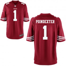 Youth San Francisco 49ers Nike Scarlet Game Jersey POINDEXTER#1