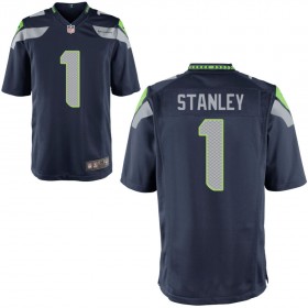 Youth Seattle Seahawks Nike College Navy Game Jersey STANLEY#1