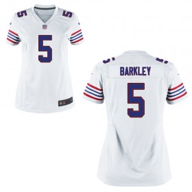 Women's Buffalo Bills Nike White Throwback Game Jersey BARKLEY#5