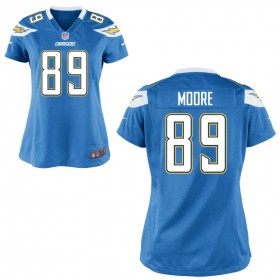 Women's Los Angeles Chargers Nike Light Blue Game Jersey MOORE#89