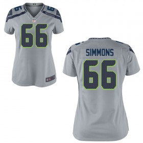Women's Seattle Seahawks Nike Game Jersey SIMMONS#66