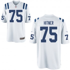 Youth Indianapolis Colts Nike White Game Jersey HITNER#75