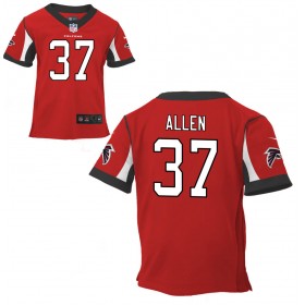 Preschool Atlanta Falcons Nike Red Team Color Game Jersey ALLEN#37