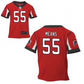 Preschool Atlanta Falcons Nike Red Team Color Game Jersey MEANS#55
