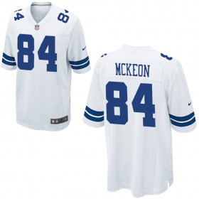 Nike Men's Dallas Cowboys Game White Jersey MCKEON#84