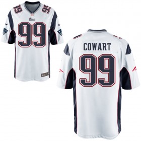 Nike Men's New England Patriots Game White Jersey COWART#99