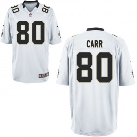 Nike Men's New Orleans Saints Game White Jersey CARR#80