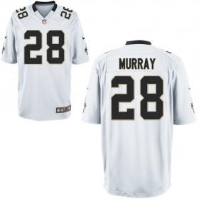 Nike Men's New Orleans Saints Game White Jersey MURRAY#28