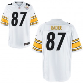Nike Men's Pittsburgh Steelers Game White Jersey RADER#87
