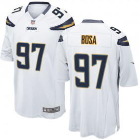 Nike Men's Los Angeles Chargers Game White Jersey BOSA#97