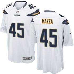 Nike Men's Los Angeles Chargers Game White Jersey MAZZA#45