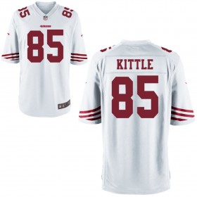 Nike Men's San Francisco 49ers Game White Jersey KITTLE#85