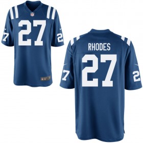 Men's Indianapolis Colts Nike Royal Game Jersey RHODES#27
