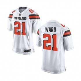 Nike Cleveland Browns Youth White Game Jersey WARD#21
